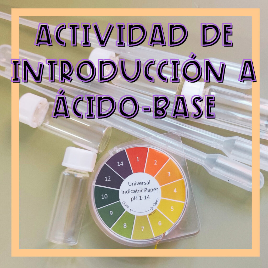 Experimento ácido-base casero: haz un cluedo en tu aula con papel tornasol y pocos materiales. 